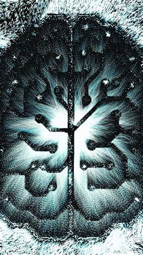 Chaos to Order: Intelligence Experiment 🧠 #codeart #generativeart #particlesimulation #satisfying