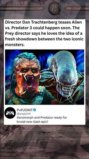 Director Dan Trachtenberg teases Alien vs Predator 3 may happen. The Prey director loves the idea.