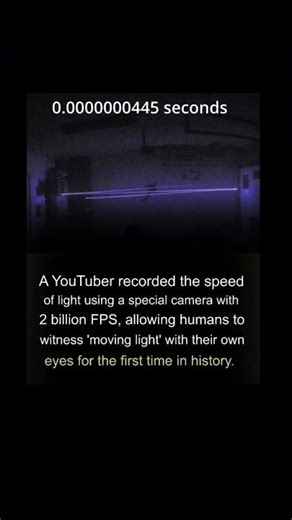Speed of Light Recorded on Camera! ⚡🤯 | 2 Billion FPS Footage