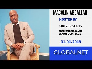 GlobalNet Success: Macalin Abdallah with Abdihafid Mohamud