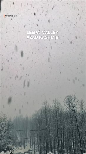 Orophile Fadii🏔 on Instagram: "Today Valley Scenes.❄️☃️✨❤️‍🩹 . . . . . #leepavalley #kashmir #snow #winter #viral"
