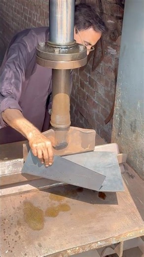 Bending of Gobal Kabza With Hydraulic Press Machine #gobal #hydraulicpress