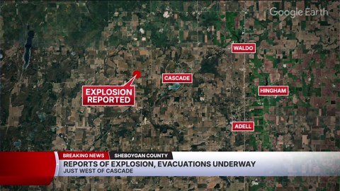 Report of explosion; evacuations underway near Trio Lane in Sheboygan County