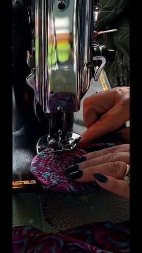 Sewing (and wrapping) in real time. #sewing #handmade #sew #antique #sewingmachine #sewsewsew #pfaffsewing #fabric #crafty #sewistsofinstagram #sewingtipsandtricks | Pieceful Design