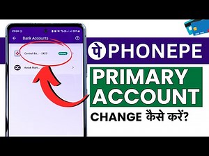 PhonePe Me Primary Account Kaise Change Kare 2025? How To Change Primary Account In PhonePe?