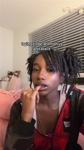 and my makeup has improved as I’ve grown, but it’s nothing new. I’m not doing anything crazy. The only thing that I changed was my hair.#alternative #poc#blackalttiktok #discussion #shroot