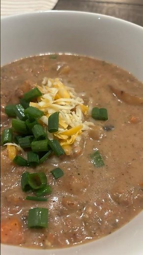 Storm Week Crockpot Cheeseburger Soup 🌧️🍔🧀| By Manna