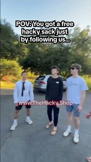 How I got a FREE Hacky Sack...