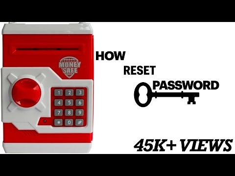 Money safe:Reset your password if forgotten
