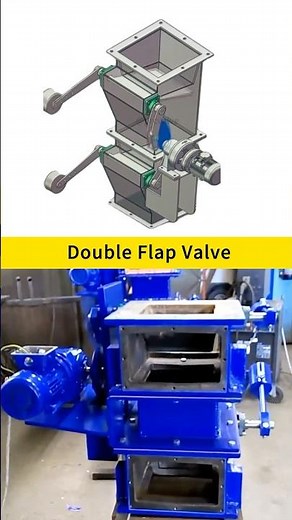 Want to Choose a Double Flap Valve? Start with Its Working Principle! #Valve #Machinery #Industry