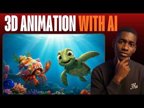 Create a Full 3D Kids Story Animation with AI — A Brave Turtle’s Journey