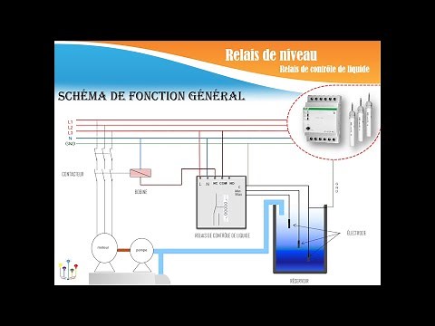 Branchement et Fonctionnement d'un Relais de niveau