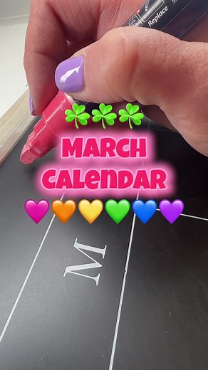 March Chalkboard Calendar Ideas for Creative Decor