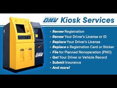 How To Renew Driver License At A DMV Kiosk?