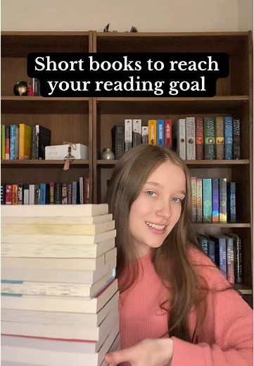 Of course a number doesn't actually matter but it is always fun to fulfill a goal anyway!! #booktok #fantasybooktok #litfic #literarytok #bookrecs #bookrecommendations #fyp #foryou #shortbooks #shortbookstoreachyourgoal