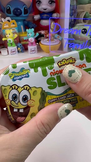 Bob Esponja Slime Nickelodeon Candy ASMR | KaDunks