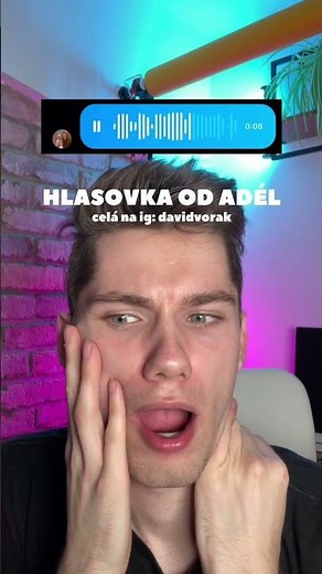 ADÉLA MI POSLALA AGRESIVNÍ HLASOVKU ! #shorts