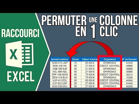 EXCEL - SWAP A COLUMN/ROW IN 1 CLICK (With a shortcut)