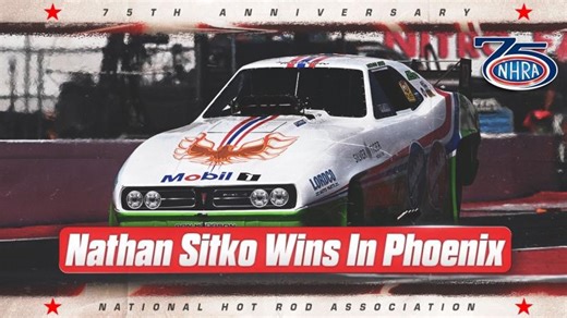 Nathan Sitko wins Legacy Nitro Funny Car at the FMP NHRA Arizona Nationals | Bluewater Group