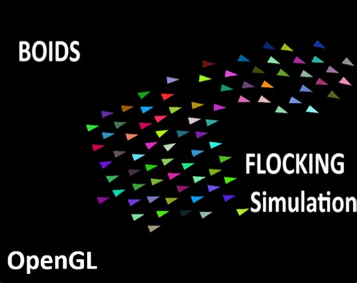 Boids Flocking Simulation by Haris Nauman