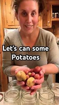 Dry canning potatoes #rebelcanning #canningpotatoes #garden #potatoes