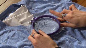 How to Hand Embroider on T-Shirts   FREE Pattern