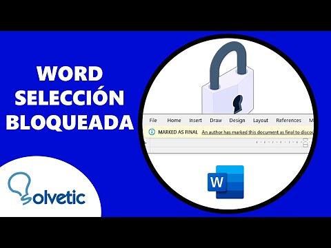 WORD SELECCIÓN BLOQUEADA 🔓✅
