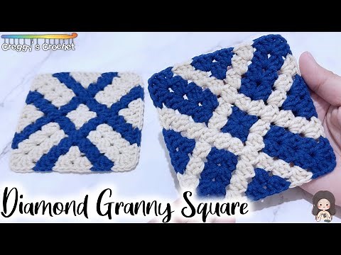 CROCHET “Diamond” Granny Square | Tutorial