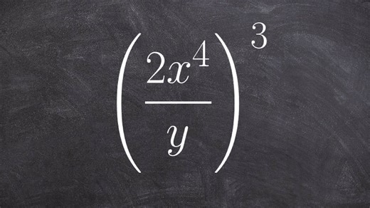 Simplify an expression using power to product and power to quotient rule