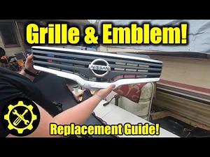 2007 - 2009 Nissan Altima: How to Remove & Replace the Grille and Emblem: Full Walk-Through