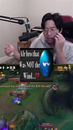 THAT WAS NOT THE WIND 😭 #leagueoflegends #legitkorea #onemoregame