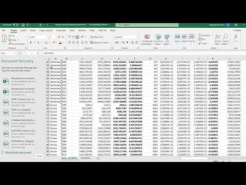 Gravity model example