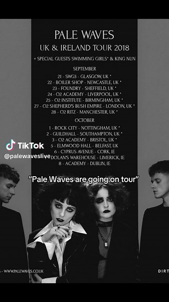 Pale Waves Tour Announcement: Are You Joining Us?