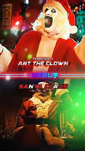 Art The Clown vs Santa Claus #vivshorts