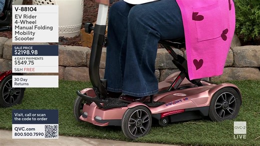You are watching EV Rider Mobility Scooters on QVC2®. Shop the show, here: https://qvc.co/shopqvc2january2026 | QVC Live