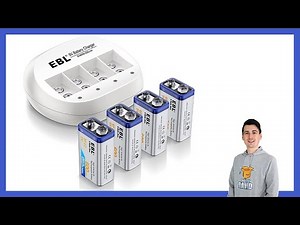 EBL 4 Bay 9V Battery Charger & Batteries Review