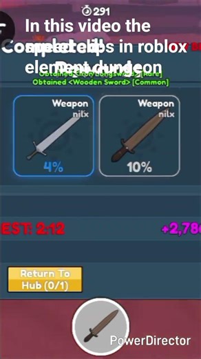 Roblox Element Dungeon Speed Clips!..