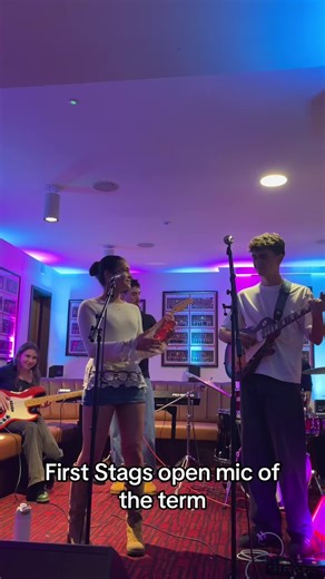 First Stags Open Mic Night at Collingwood College
