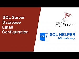 SQL Server Database Email Configuration | #LearnSQL #SQLHelper #SendEmail