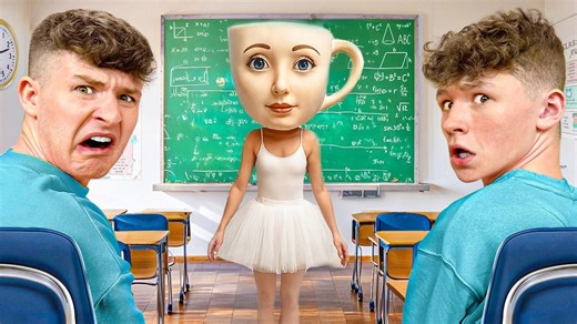 Explorers find Ballerina Cappuccina inside a real school