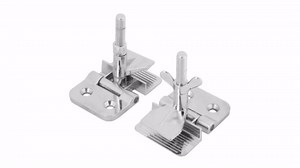 Screen Printing Hinge Clamp, DIY Hobby Tool for Fixing and Securing Screen Frame with Positive Locking, 401g Weight, 2pcs, Silver Color, 85 * 85 * 60mm Size, Color,