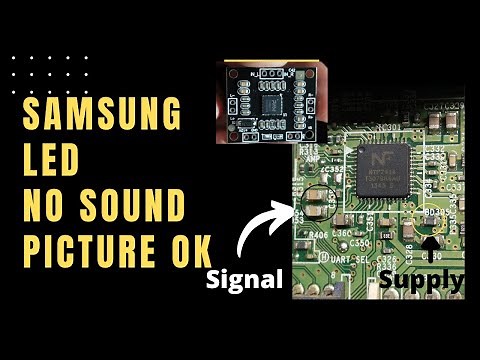 How to Fix Samsung LED TV No Sound Picture Ok Problem