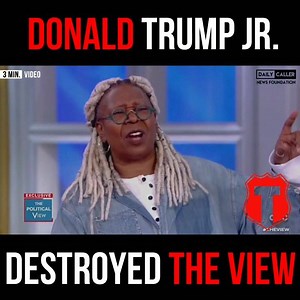 Don Jr Destroyed The View in Epic Fashion!! Full video clip here https://t.co/inmnNj0EWM Thoughts? | Brandon Tatum