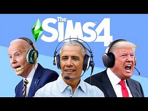 US Presidents make themselves in SIMS 4
