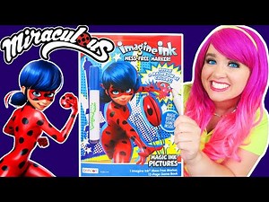 Coloring Miraculous Ladybug Magic Ink Coloring Book | Imagine Ink Marker