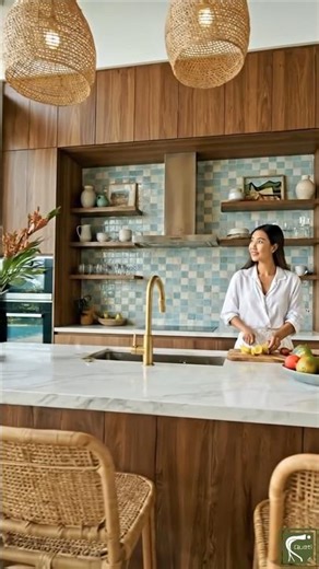 Is this ₱1Million Modern Tropical kitchen worth the hype? 🌿🍹 #quetidesigns #kitchen