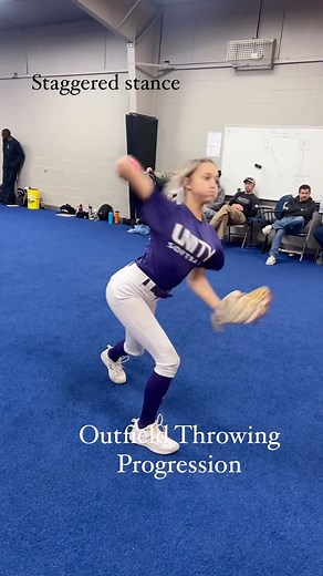 High Level Throwing®️ | Outfield Throwing Progression! 🥎⚾️⚡️ ✅ Staggered Throw ✅ Double Hop Throw ✅ Backpedal Throw ✅ Outfield Rocker Throw Create explosive... | Instagram