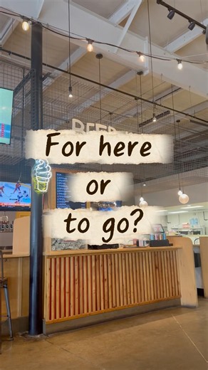 For here or to go? 직원 질문 대처법 #영어회화 #learnenglish #영어표현