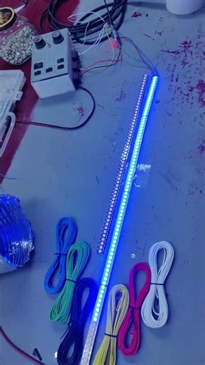 DRL WITH FLASHING LIGHT #automobile #led #arduino #ledlights #diy