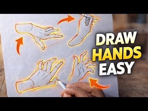 How to Draw Hands in Different Poses | Easy Step-by-Step Tutorial